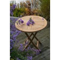 Gartenklapptisch Woodie ca. 70x75 cm Teak massiv - Teakfarben, Basics, Holz (70/70/75cm) - Gardenson