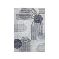Flachwebeteppich Visionary 126 Grau 120x170 - Grau, Basics, Textil (120/170cm) - Kayoom