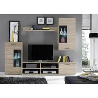 Dnevni Regal Frontal, Barva Hrasta, Led - hrast sonoma (230/190/38cm) - Mömax