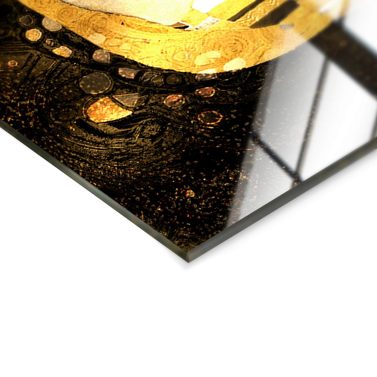 Glasbild Multicolor ca. 70x100cm - Multicolor, Basics, Glas/Papier (70/100cm)