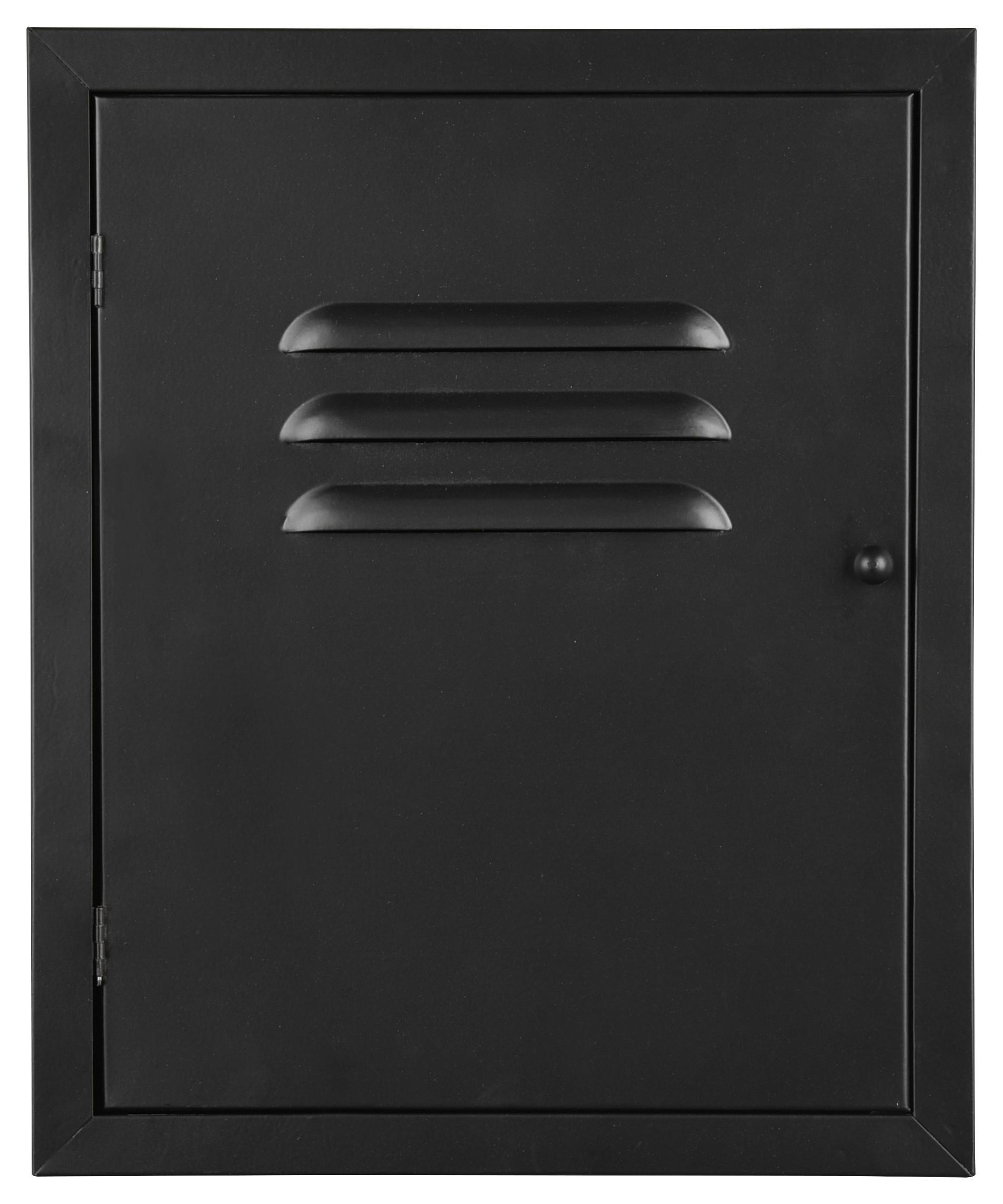 Dulăpior de chei ALICIA - negru, Lifestyle, metal (23/28/5cm) - Modern Living