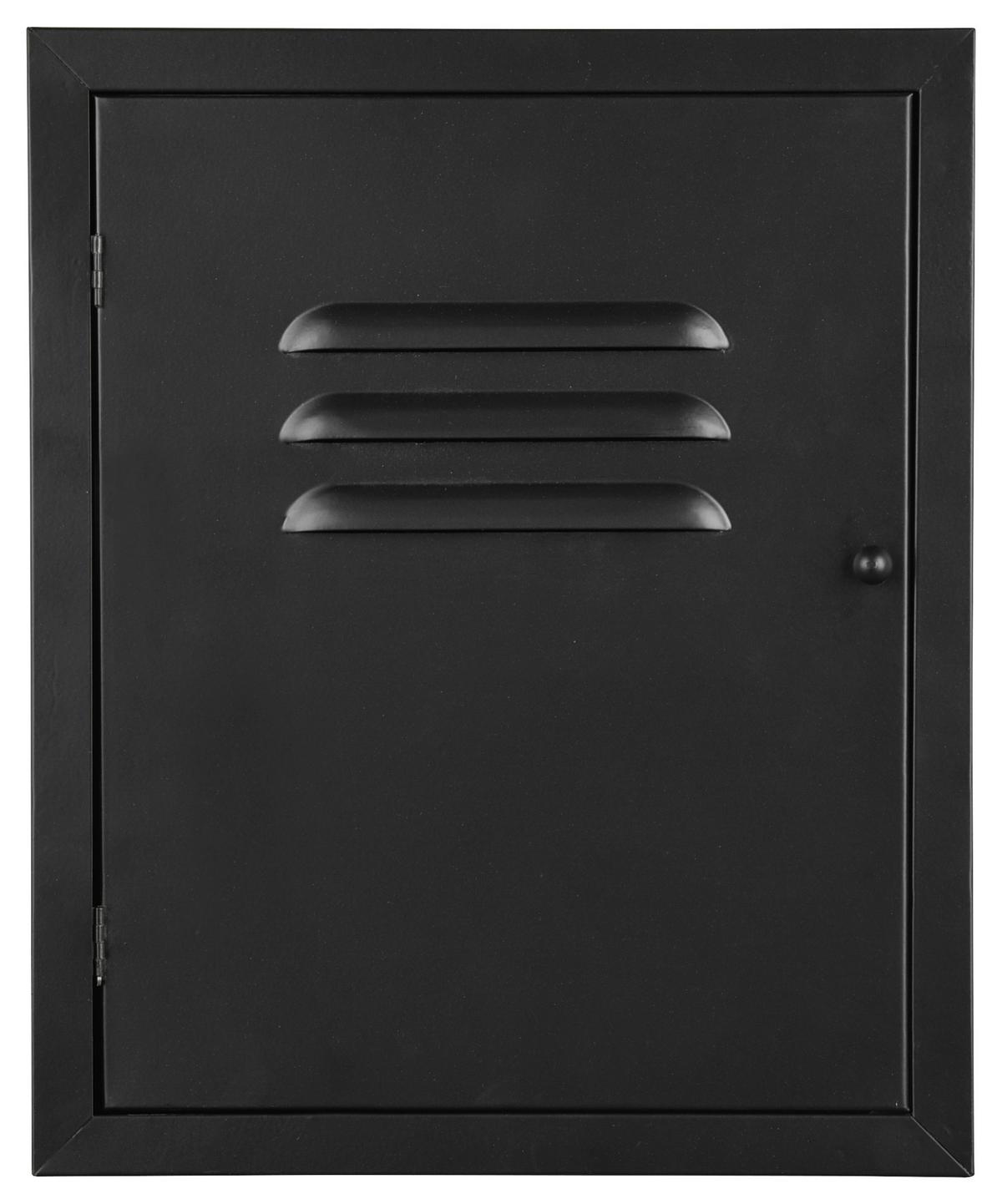 Ormarić Za Ključeve Alicia - crna, Lifestyle, metal (23/28/5cm) - Modern Living