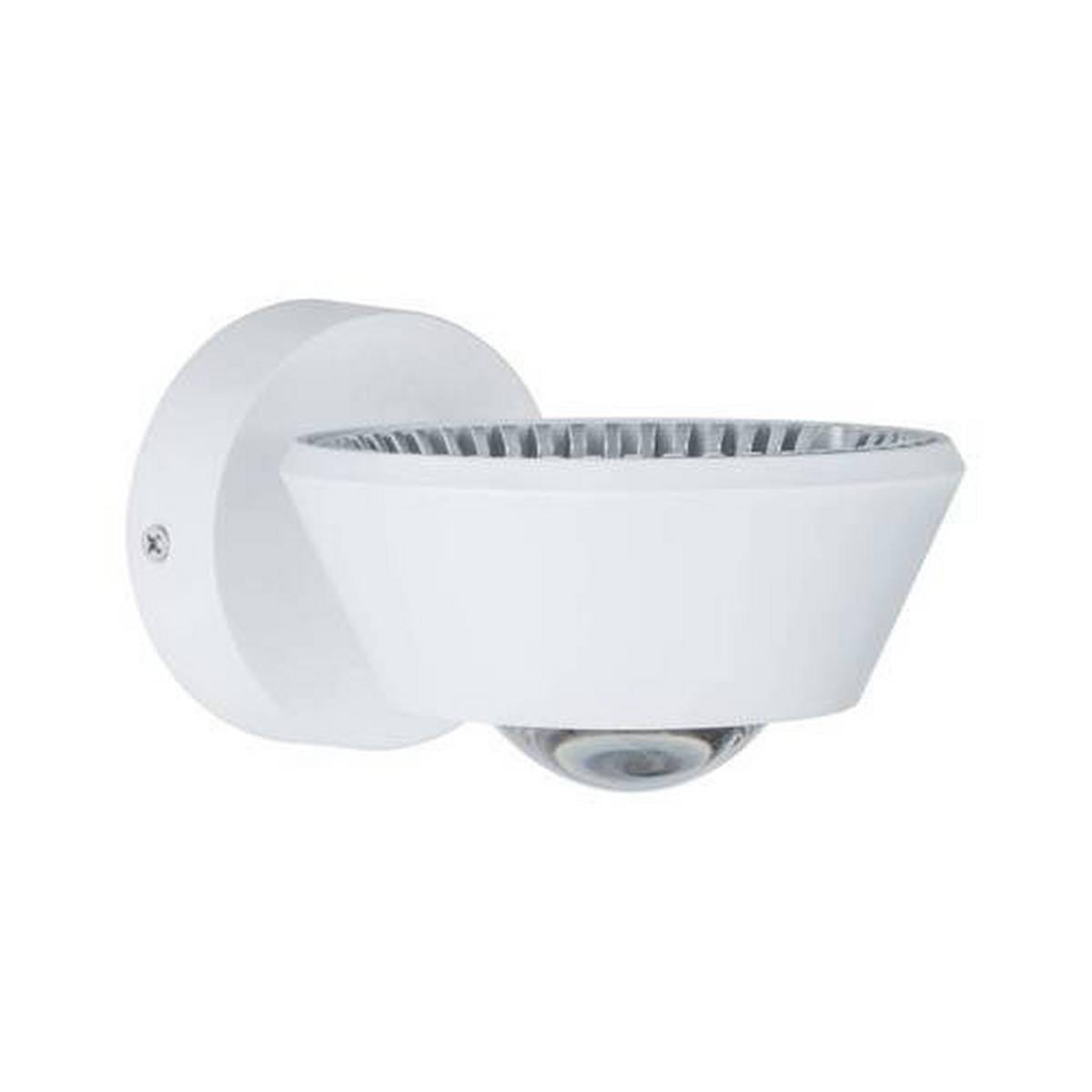 Wandleuchte Sabik in Weiß max. 9 Watt - Weiß, Basics, Kunststoff - Paulmann