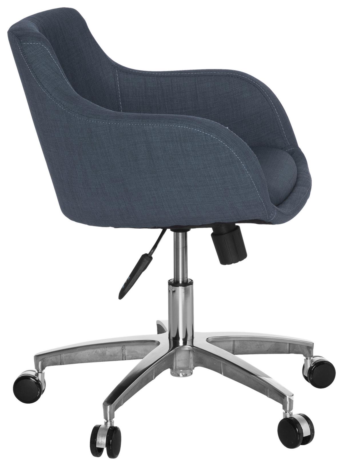 Vrtljivi Stol Solao 100, Temno Siva - temno siva, Moderno, kovina/umetna masa (55/86/41cm) - MID.YOU