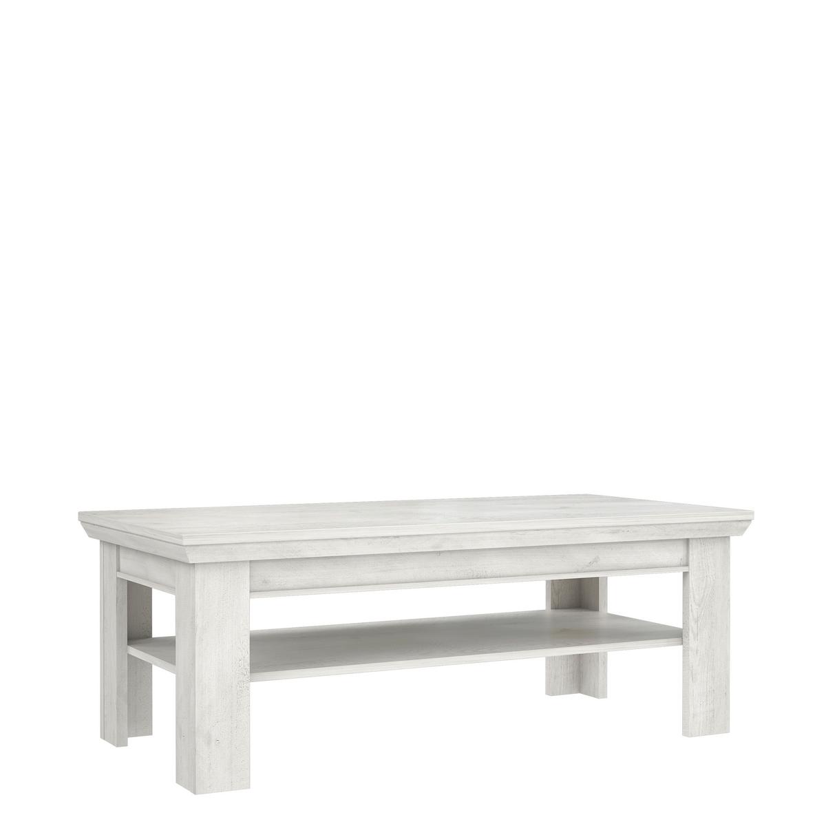 Stolić Kashmir - bijela, Konvencionalno, drvni materijal (120/45/60cm) - Premium Living