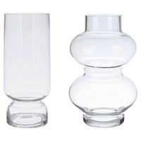 Vase Eliza in diversen Designs - Klar, Glas - Mömax