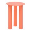 TABLE D'APPOINT LARGO -TREND- -BASED- - Orange, LIFESTYLE, verre/bois (35/47/35cm) - Based