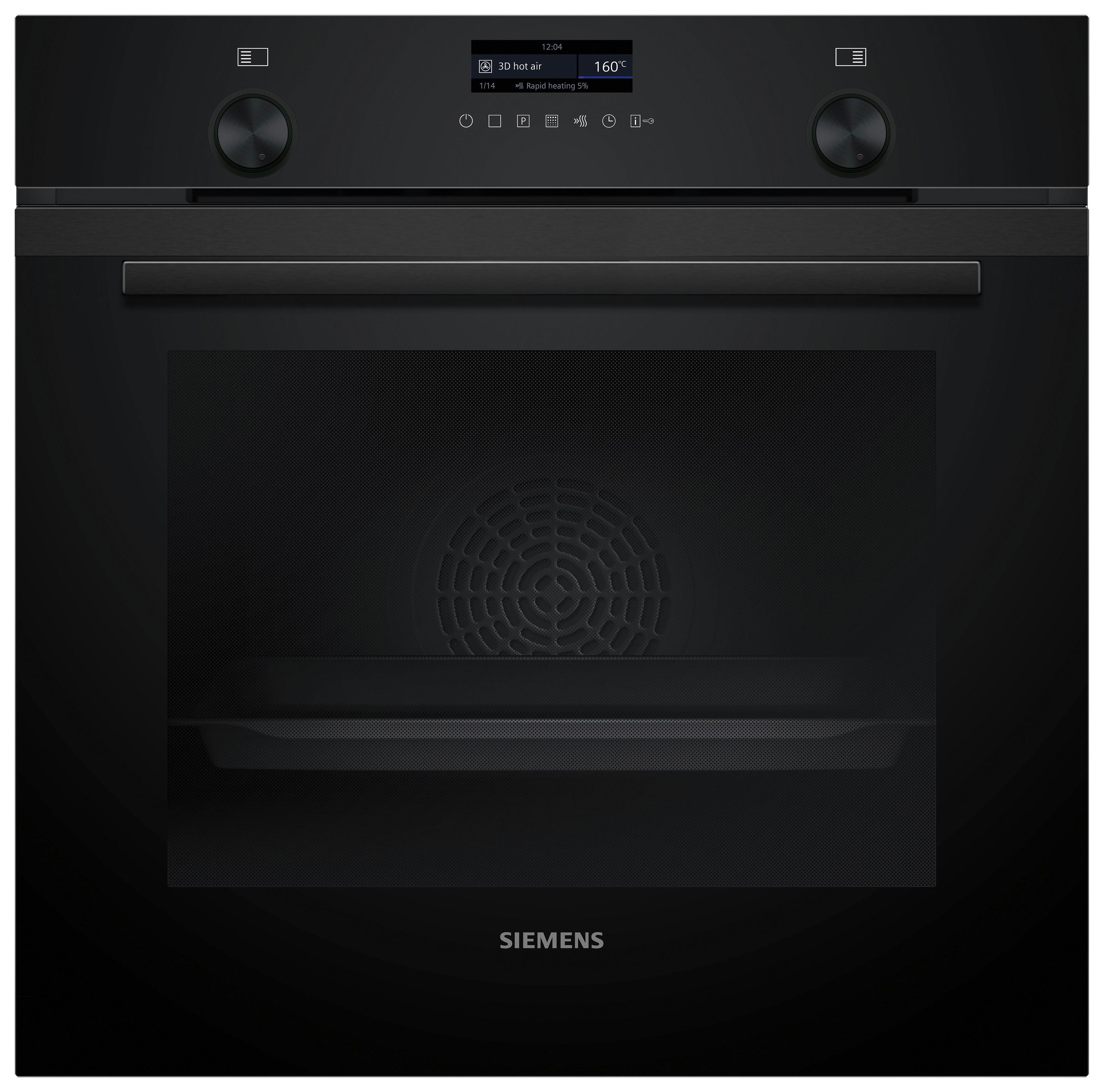 Einbaubackofen HB279GBB3 - Schwarz, Glas/Metall (59,4/59,5/54,8cm) - Siemens