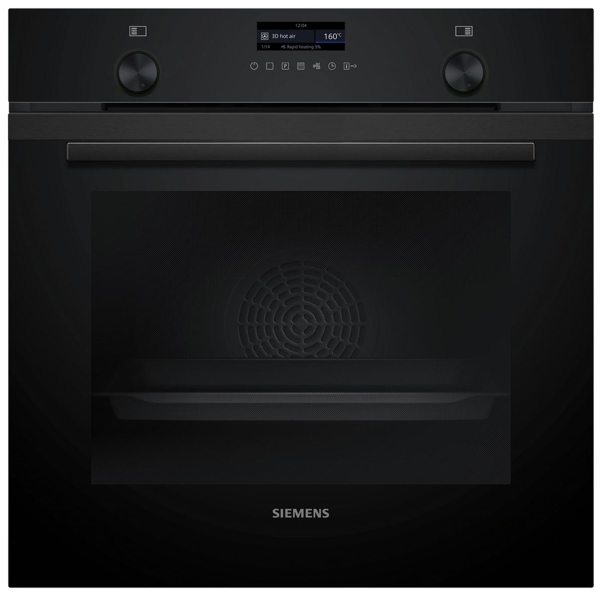 Einbaubackofen HB279GBB3 - Schwarz, Glas/Metall (59,4/59,5/54,8cm) - Siemens