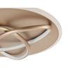 LED-TAKLAMPA FIBMO - cappuccino, Modern, metall/plast (40/7cm) - Premium Living