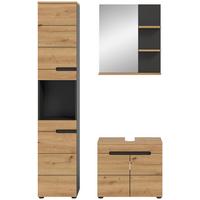 BAIE CANU - stejar Artisan, Modern, sticlă/material pe bază de lemn (101cm) - MID.YOU