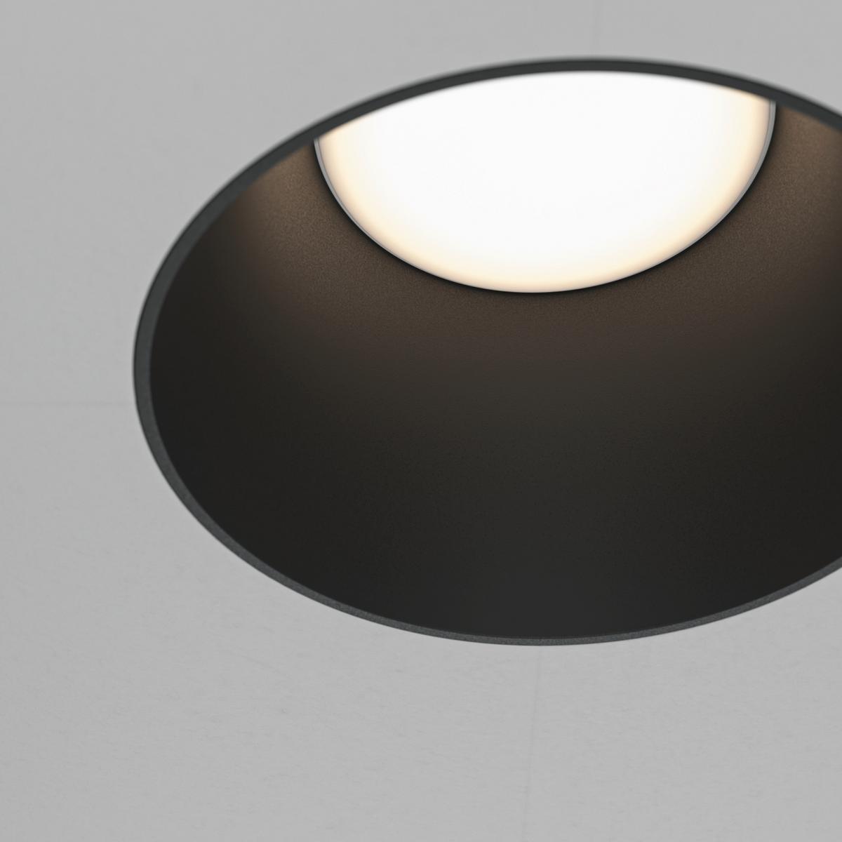 DECKENLEUCHTE SHARE - Schwarz, Trend, Kunststoff/Metall (14/14/5,5cm) - MAYTONI