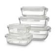 Set Caserole Alimentare Jenny - clar/transparentă, plastic/sticlă - Modern Living Set Caserole Alimentare Jenny - clar/transparentă, plastic/sticlă - Modern Living