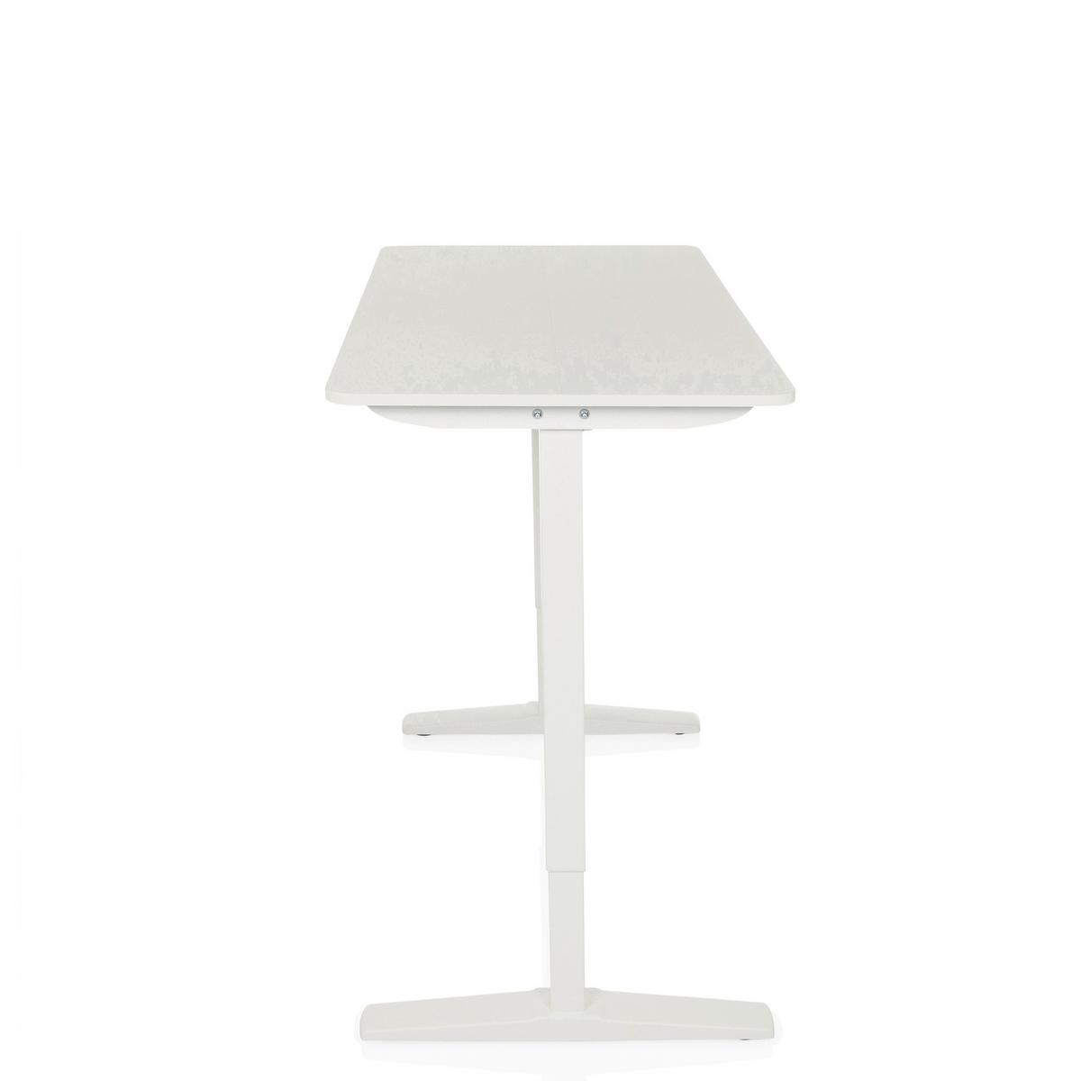 Dvižna Miza Stand Basic, Bela - bela, Moderno, leseni material (120/60/75 - 120cm) - MID.YOU