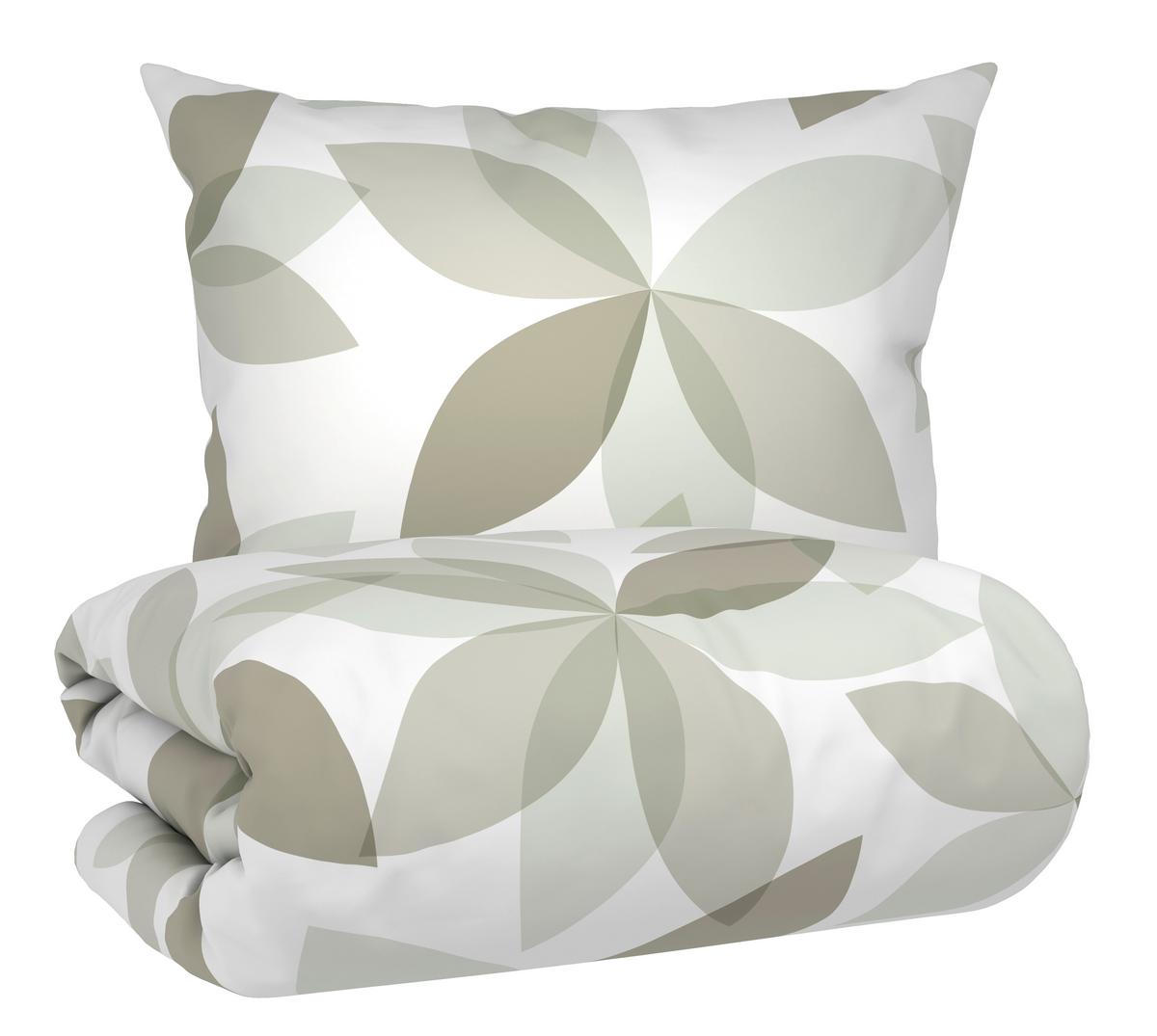 Bettwäsche Yuki Olivgrün ca. 140x200cm - Olivgrün, Textil (140/200cm) - Mömax