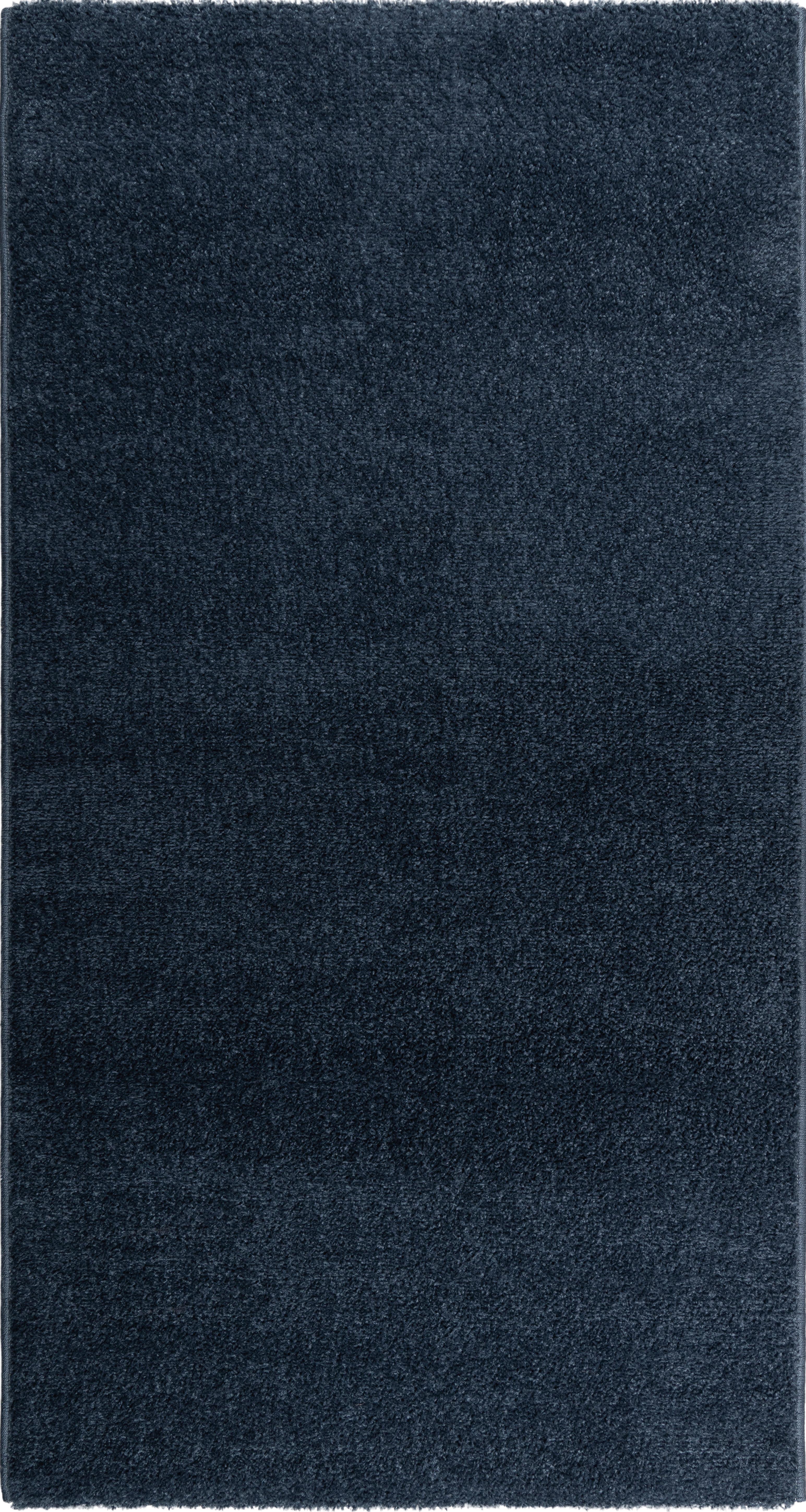 Webteppich Jan 1 Dunkelblau ca. 80x150cm - Dunkelblau, KONVENTIONELL, Textil (80/150cm) - Mömax