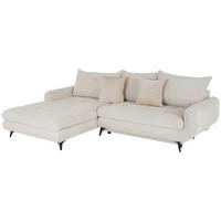 Canapea modulara WAVE - bej/crem, Modern, textil (189/266cm) - Modern Living