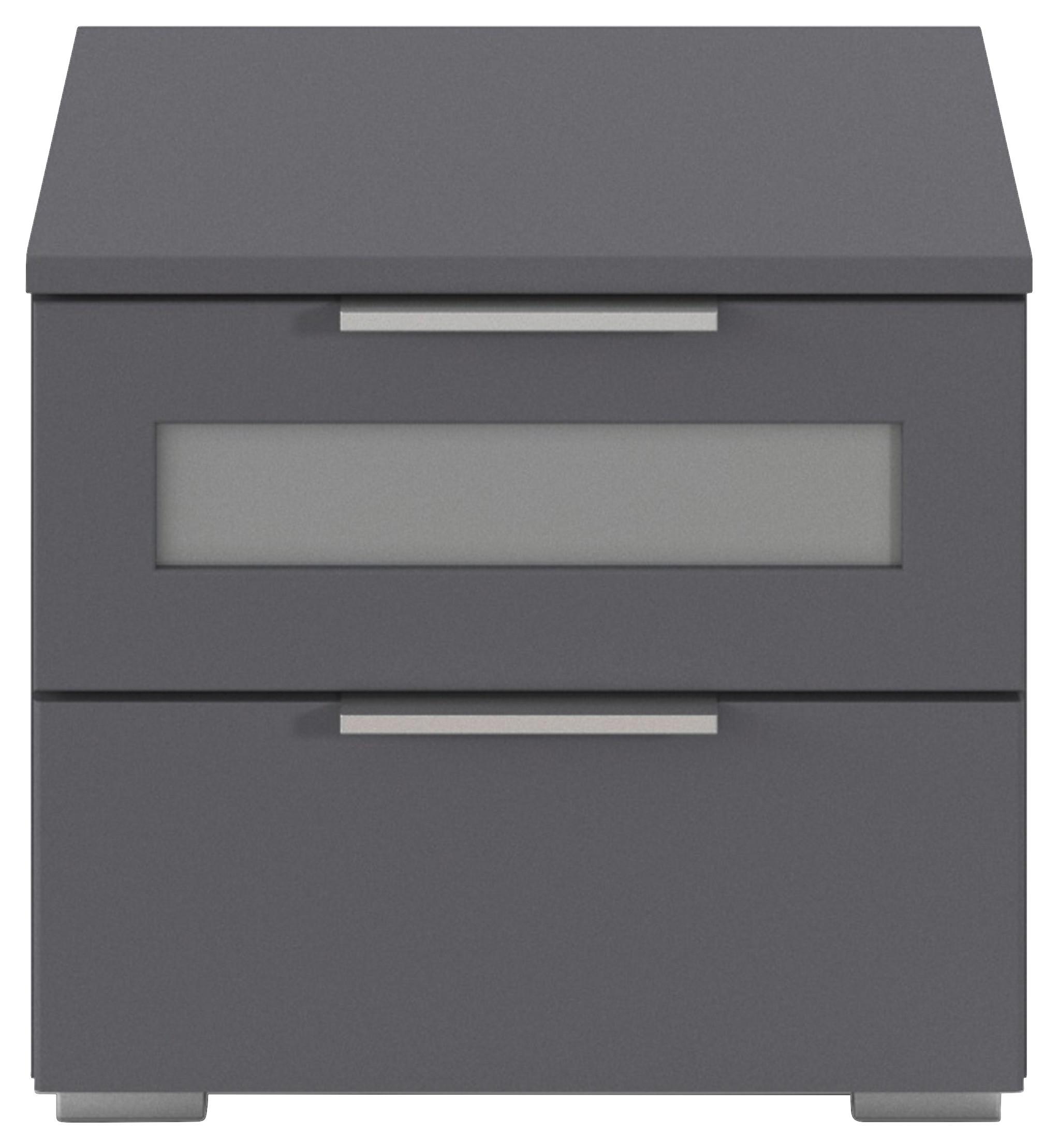 NOPTIERA MARS 2L-GR - alb/gri, Basics, material pe bază de lemn (40/36/40cm) - Modern Living