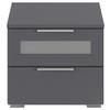 NOPTIERA MARS 2L-GR - alb/gri, Basics, material pe bază de lemn (40/36/40cm) - Modern Living