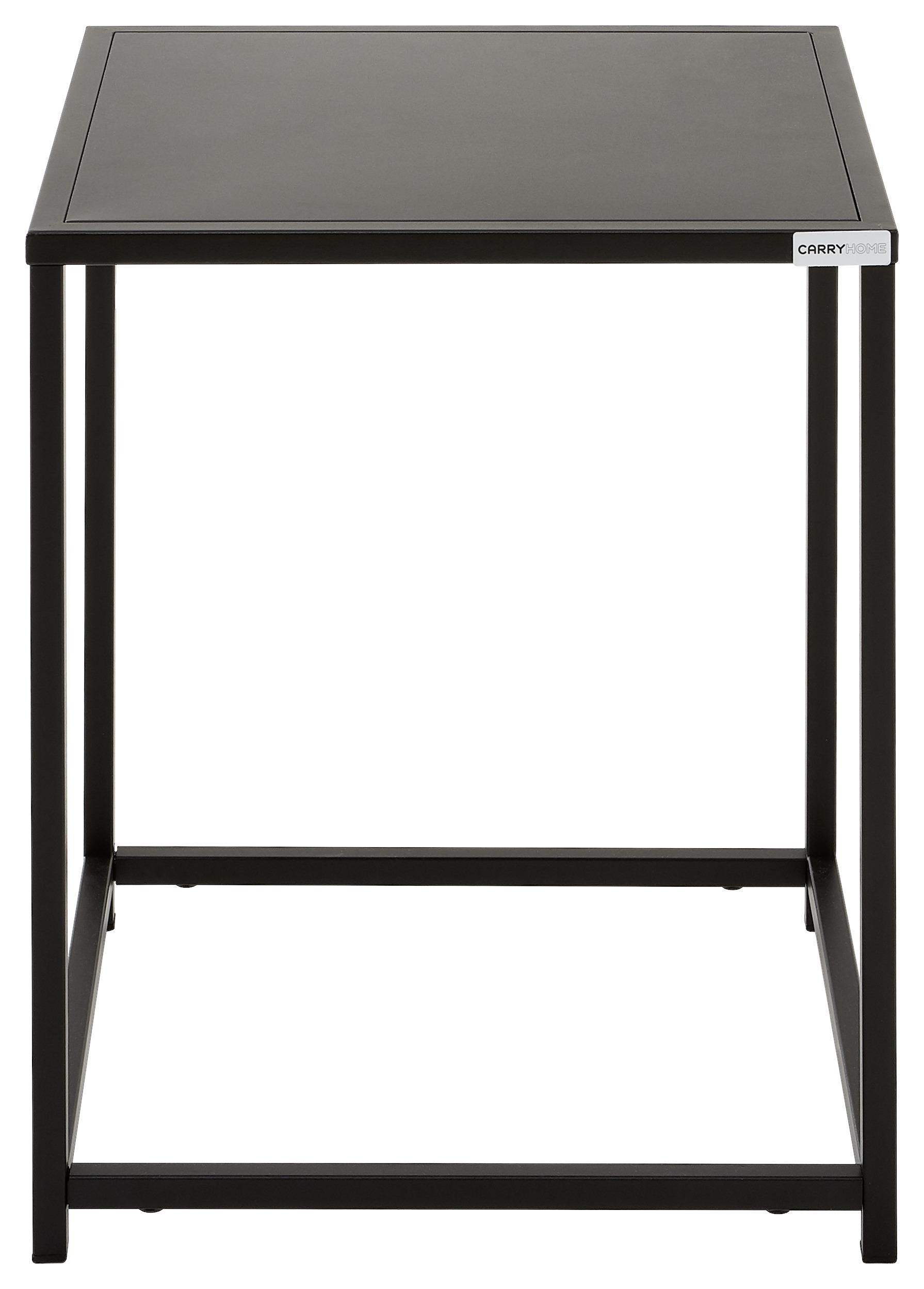 STOLIK BOCZNY NILS - czarny, Trend, metal (38/37/45,7cm) - Carryhome