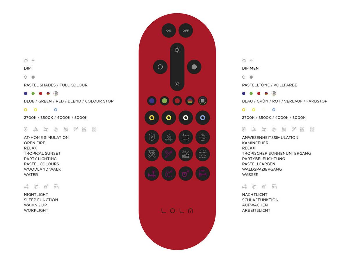 LED-Deckenleuchte Lolasmart max. 18 Watt - Silberfarben, Kunststoff/Metall (110/25/7cm)