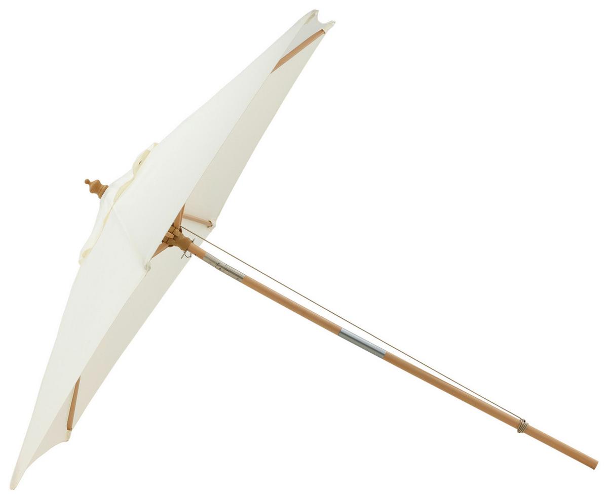 SONNENSCHIRM CORYPHO - Weiß, KONVENTIONELL (250/232cm) - Gardenson