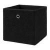 Faltbox Teddy Schwarz - Schwarz, MODERN, Papier/Textil (30/30/30cm) - Modern Living