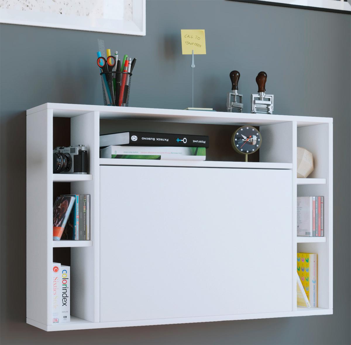 Miza Za Prenosni Računalnik Wandila, Bela - bela, Konvencionalno, leseni material (90/20/60cm) - MID.YOU
