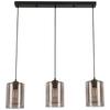 HÄNGLAMPA JIRMI - svart/guldfärgad, Modern, metall/glas (81/15,5/120cm) - Premium Living
