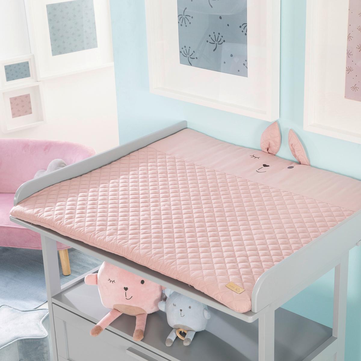 Krabbeldecke Roba Style Rosa ca. 85x45x75cm - Hellrosa, KONVENTIONELL, Textil (85/45/75cm) - Roba