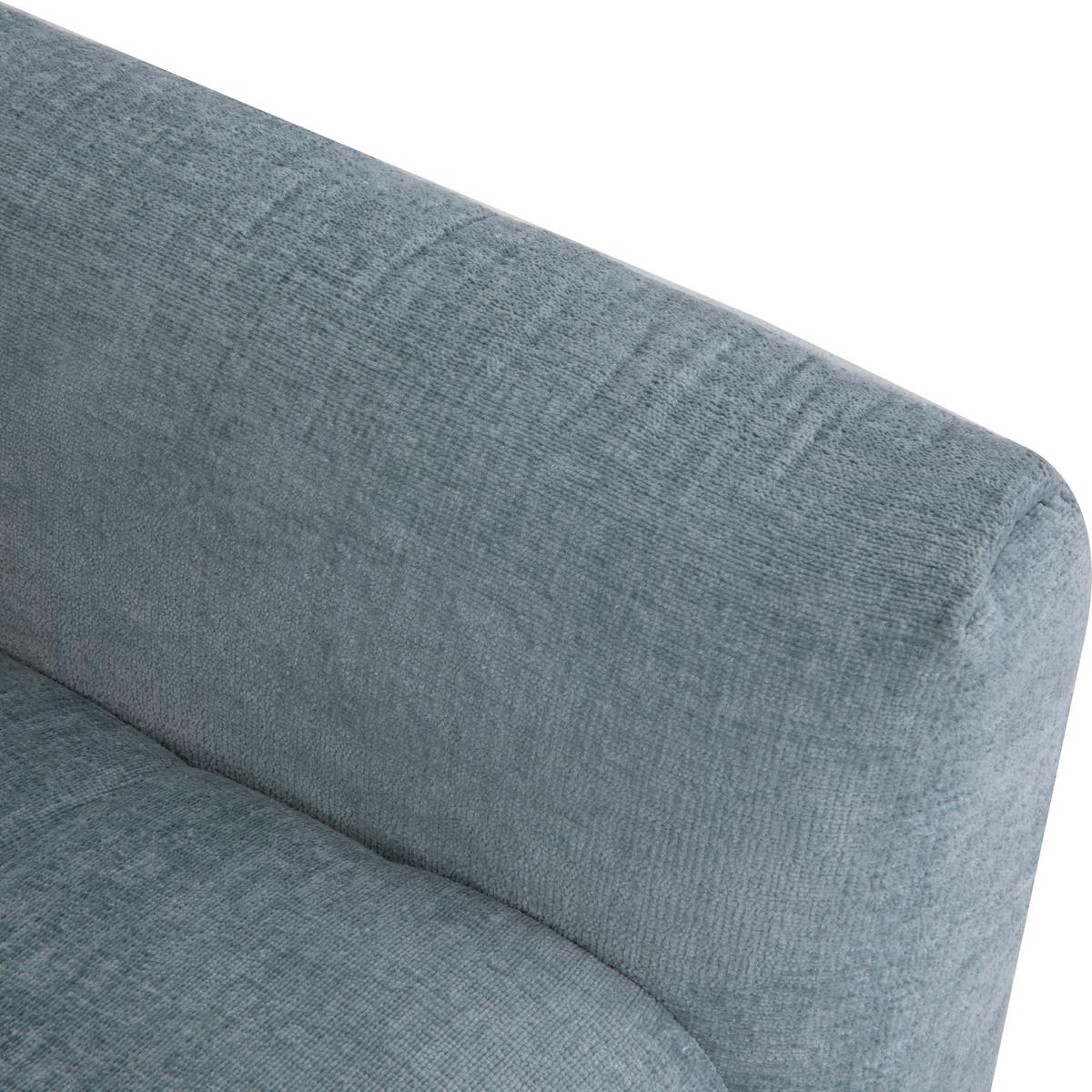 Dvosjed Luna - crna/svijetlo plava, Moderno, drvo/metal (192/80/105cm) - Mömax