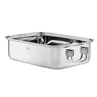 NACZYNIE DO PIECZENIA 132148 - kolor stalowy, Basics, metal (40,3/28,3/10,8cm) - Rösle