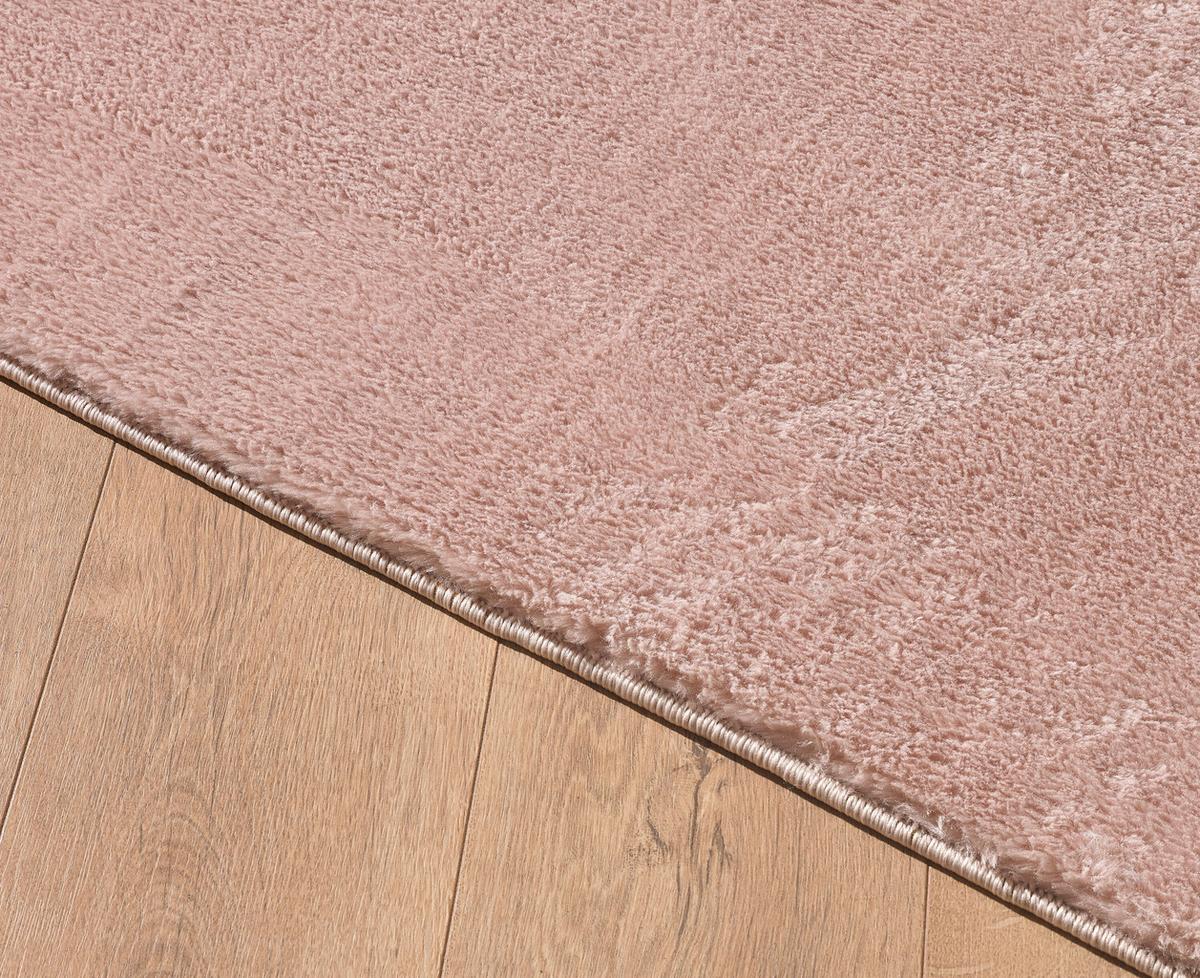 Hochflorteppich Catwalk Beige Ø ca. 120cm - Beige, Basics, Textil (120/120cm) - Novel