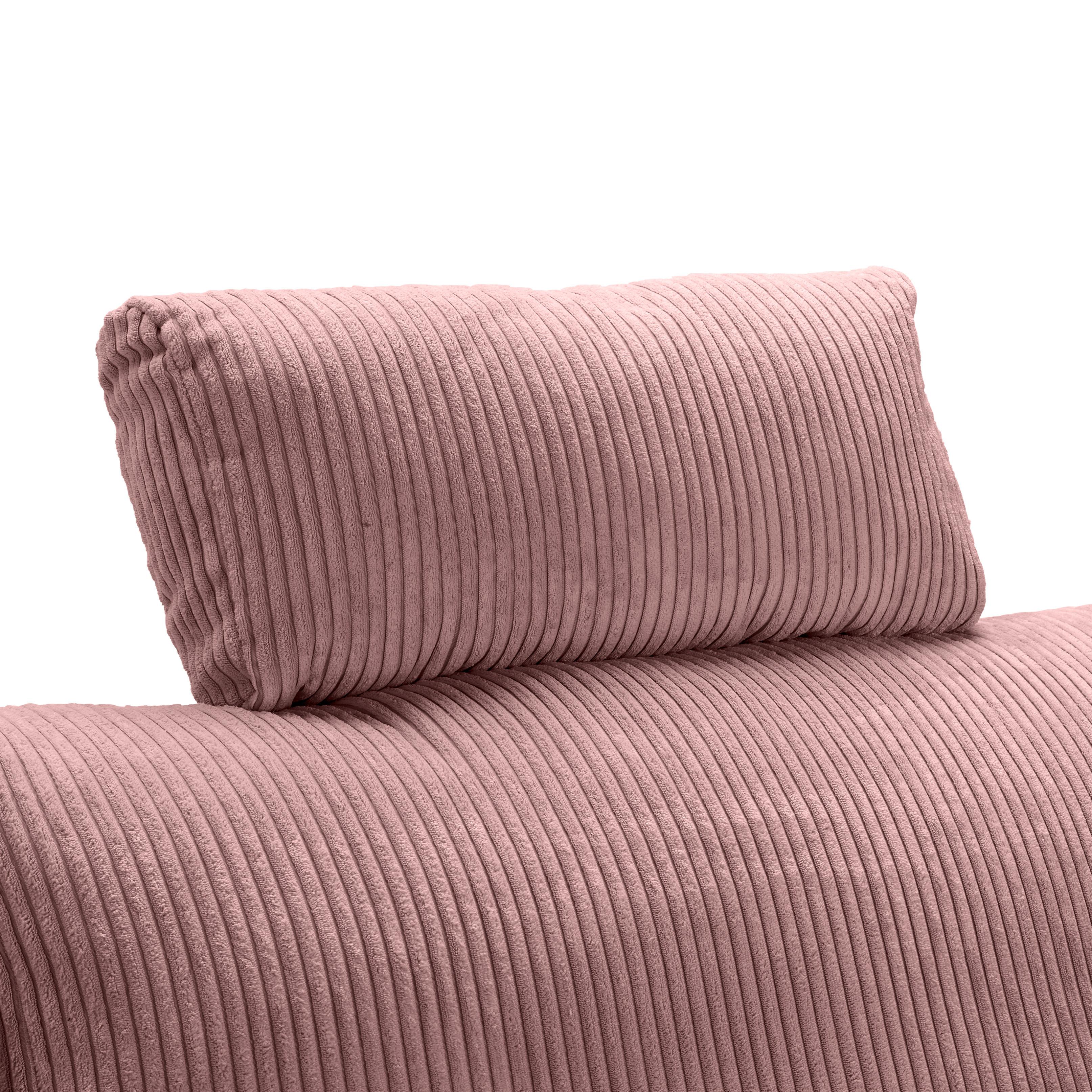 Tetieră Lille - roz antic, Modern, textil (58/23/10cm) - Best Price