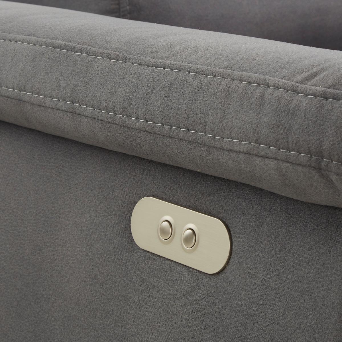 Ecksofa in Grau - Schwarz/Grau, Modern, Holz/Holzwerkstoff (283/100/206cm) - Premium Living