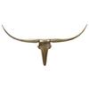 Wanddeko Wohnling Goldfarben - Goldfarben, MODERN, Metall (125/60/10cm) - MID.YOU