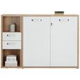Regal DUCATO - hrast, Moderno, kovina/umetna masa (43/116/40cm) - PREMIUM LIVING
