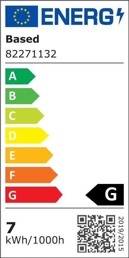 LED-Leuchtmittel C80196MM max. 7 Watt - Weiss, Keramik/Kunststoff (6/10,8cm) - Based
