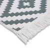 HANDVÄVD MATTA INAYA 1 - vit/grön, Modern, textil (80/150cm) - Mömax