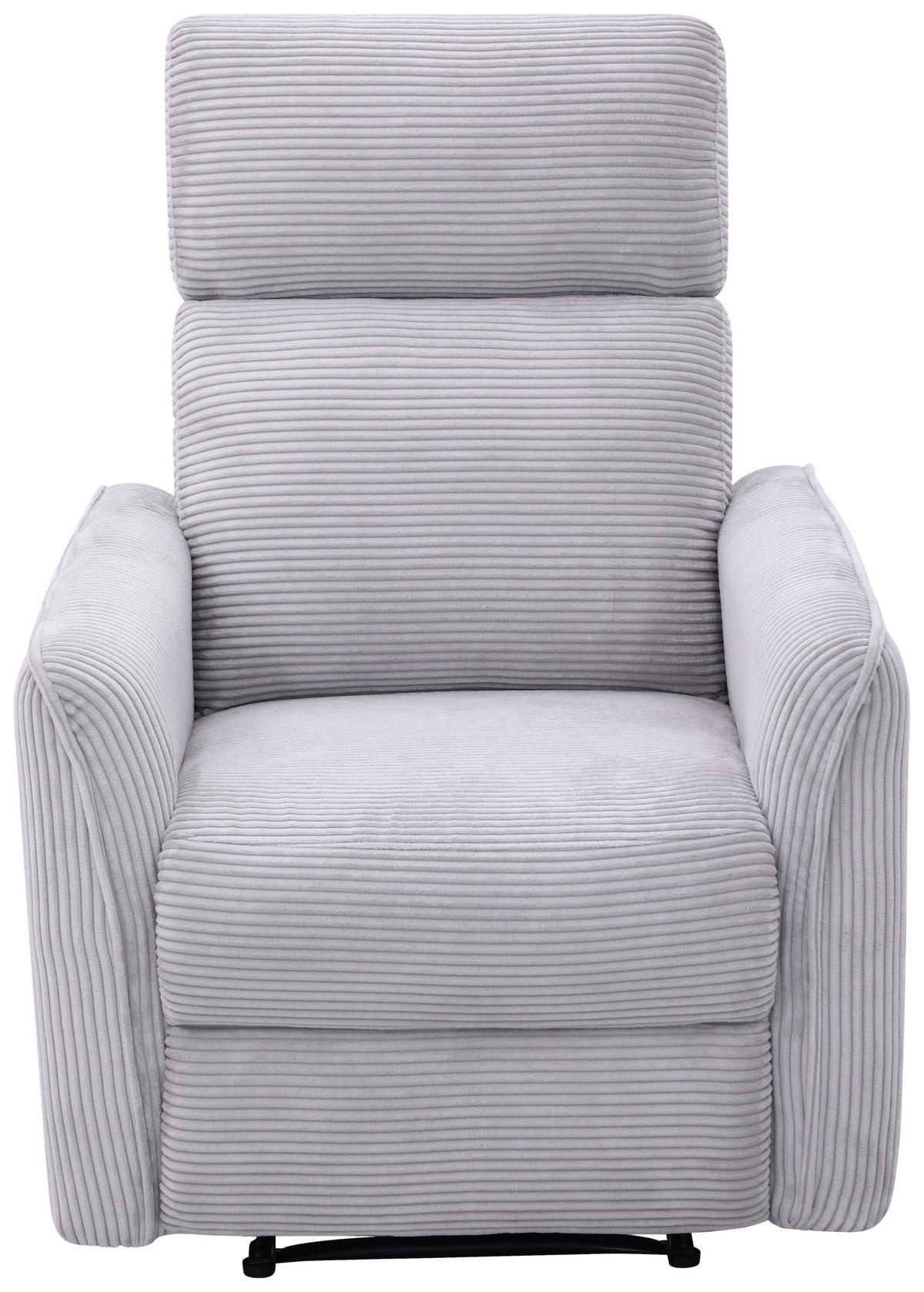 Sedežna Garnitura London - siva/črna, Basics, kovina/umetna masa (133/105/93cm) - Ondega