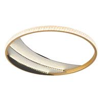 Led Stropna Svjetiljka Constance - prozirno/boje kroma, Design, metal/plastika (41/6cm) - Globo