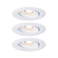 Deckenstrahler Nova Weiß/Alufarben max. 3x4 W - Weiß, Design, Metall (6.6/6.6/6.6cm) - Paulmann