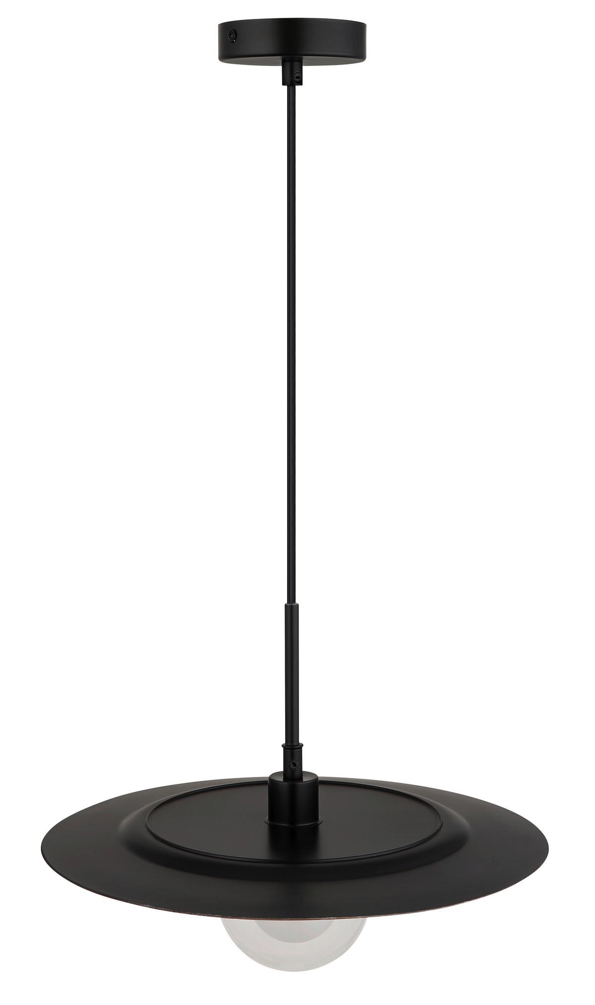 HÄNGELEUCHTE 15169G - Klar/Goldfarben, Design, Glas/Kunststoff (33/119cm) - Globo