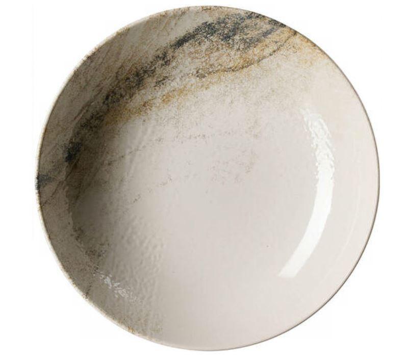 TALERZ DO ZUPY 433906 - beżowy/biały, Konventionell, ceramika (21cm) - Ritzenhoff Breker