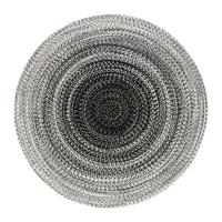 Covor cu țesătură plată Marie - alb/negru, textil (160cm) - Modern Living