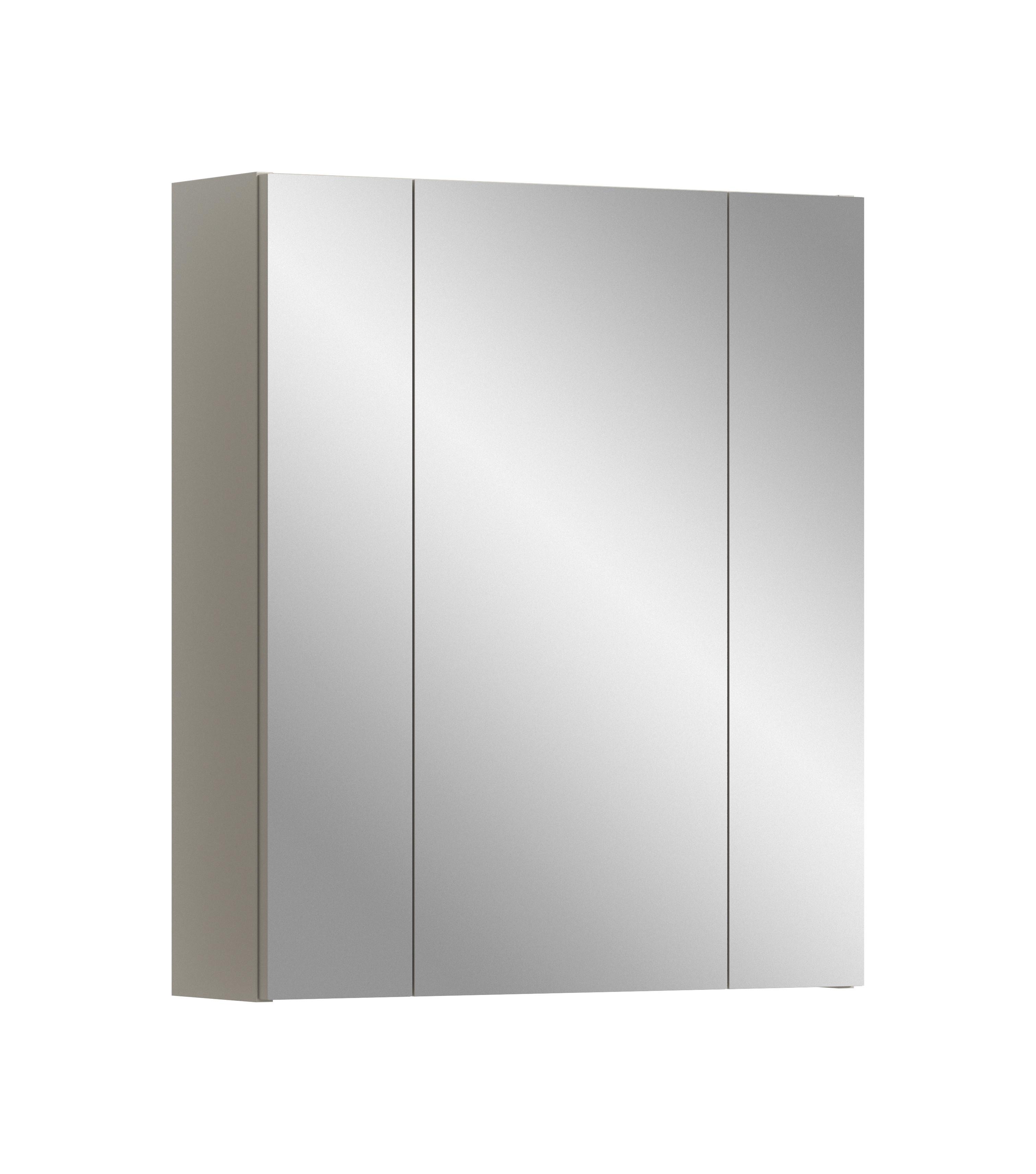 Spiegelschrank Ice Kaschmir - Trend, Glas/Holzwerkstoff (60/70/18cm) - MID.YOU