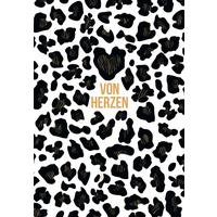 Postkarte Edelschwarz Multicolor - Basics, Papier (17,5/12cm)