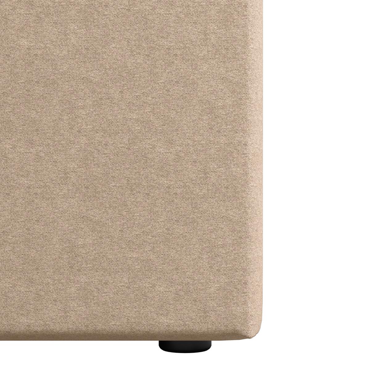 Boxspringbett Kyoto ca. 180x200 cm Naturfarben - Schwarz/Naturfarben, MODERN, Karton/Holzwerkstoff (180/200cm) - MID.YOU