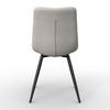 STOL SURI - ljusgrå/svart, Modern, metall/trä (46/88/62cm) - Bessagi Home