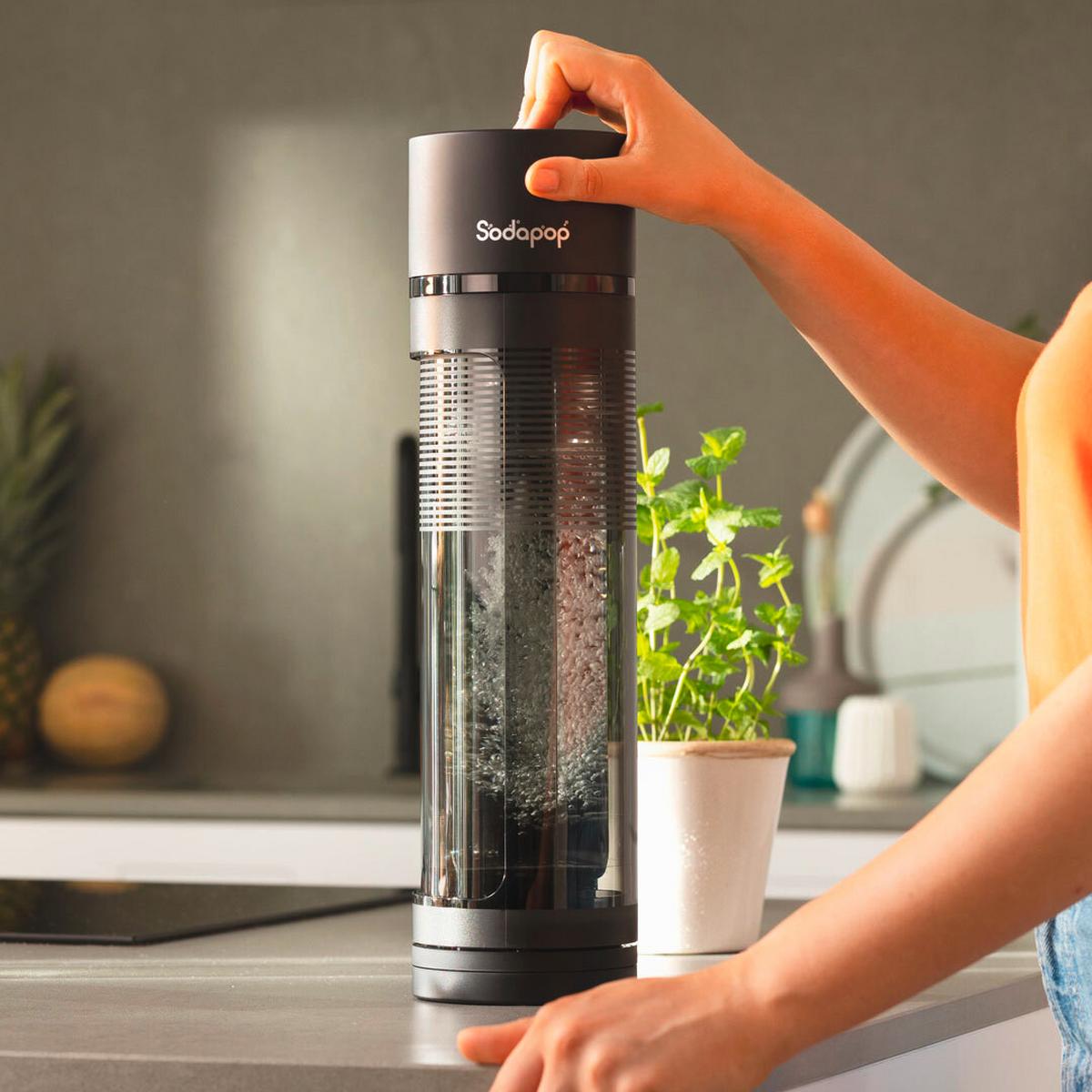 SATURATOR 10026030 - czarny, Basics, tworzywo sztuczne (11.2/42.6/18.8cm) - Sodapop